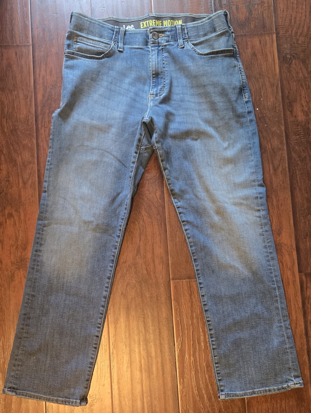 Mens Lee Straight Fit Taper Extreme Motion Stretch Jeans 34×30